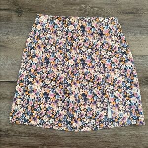 Wild Fable Floral Mini Skirt